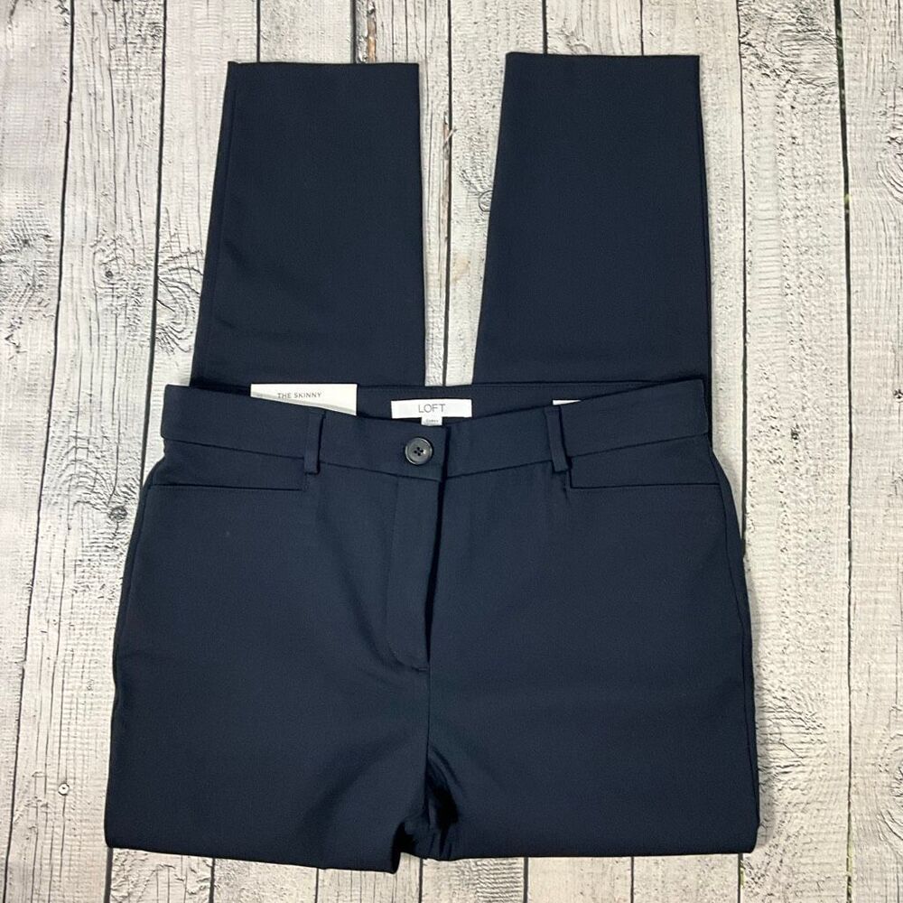 LOFT Curvy The Skinny Dress Pants